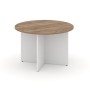 Style Project SN-D.SPRG-004 (Дуб табак/Белый) Стол переговорный круглый