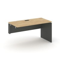 Style Project SN-D.OPRS-003L (Тиквуд светлый/Антрацит) Стол приставка к опорным элементам