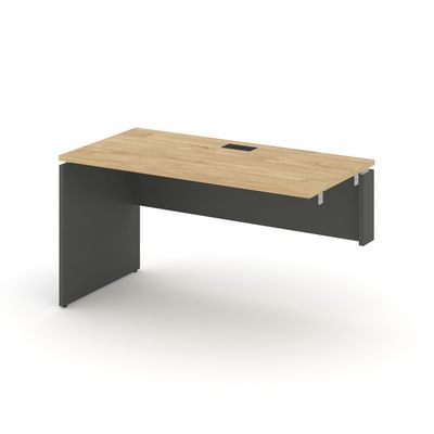 Style Project SN-D.OPRS-003R (Тиквуд светлый/Антрацит) Стол приставка к опорным элементам