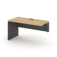 Style Project SN-D.OPRS-011R (Тиквуд светлый/Антрацит) Стол приставка к опорным элементам