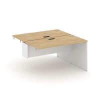 Style Project SN-D.DPRS-011 (Тиквуд светлый/Белый) Стол приставка к опорным элементам