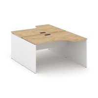 Style Project SN-D.DRPA-001 (Тиквуд светлый/Белый) Рабочая станция эргономичная