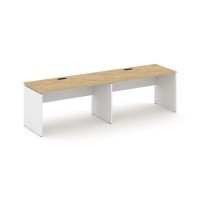 Style Project SN-D.ORS-013 (Тиквуд светлый/Белый) Рабочая станция односторонняя