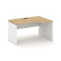 Style Project SN-D.SPA-011R (Тиквуд светлый/Белый) Стол рабочий эргономичный