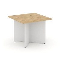 Style Project SN-D.SPRG-003 (Тиквуд светлый/Белый) Стол переговорный квадратный