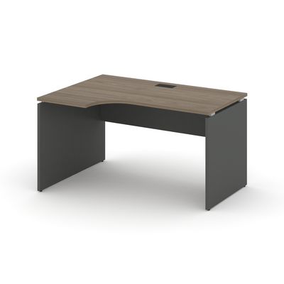 Style Project SN-D.SPA-001L (Вяз благородный/Антрацит) Стол рабочий эргономичный