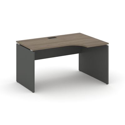 Style Project SN-D.SPA-011R (Вяз благородный/Антрацит) Стол рабочий эргономичный