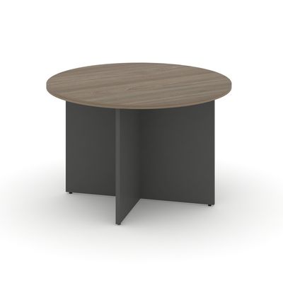 Style Project SN-D.SPRG-004 (Вяз благородный/Антрацит) Стол переговорный круглый