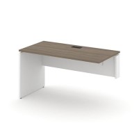 Style Project SN-D.OPRS-014R (Вяз благородный/Белый) Стол приставка к опорным элементам