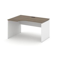 Style Project SN-D.SPA-001L (Вяз благородный/Белый) Стол рабочий эргономичный