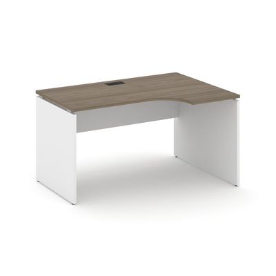 Style Project SN-D.SPA-011R (Вяз благородный/Белый) Стол рабочий эргономичный