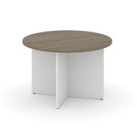 Style Project SN-D.SPRG-004 (Вяз благородный/Белый) Стол переговорный круглый