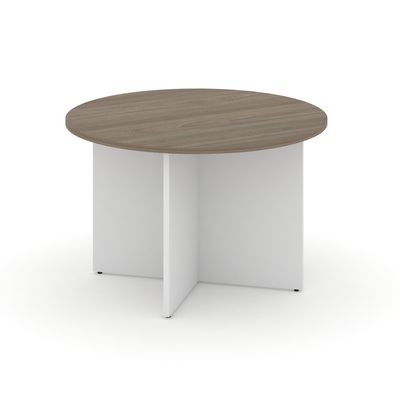 Style Project SN-D.SPRG-004 (Вяз благородный/Белый) Стол переговорный круглый