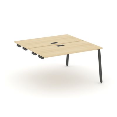 Style Project SN-4A.DPRS-024 (Акация лорка/Антрацит металл) Стол приставка к опорным элементам