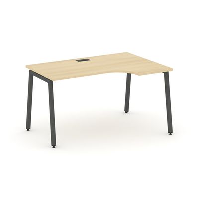 Style Project SN-4A.SPA-001R (Акация лорка/Антрацит металл) Стол рабочий эргономичный