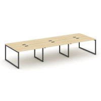 Style Project SN-4O.DRS-061 (Акация лорка/Антрацит металл) Рабочая станция двухсторонняя