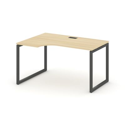 Style Project SN-4O.SPA-001L (Акация лорка/Антрацит металл) Стол рабочий эргономичный