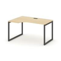 Style Project SN-4O.SPA-022L (Акация лорка/Антрацит металл) Стол рабочий эргономичный