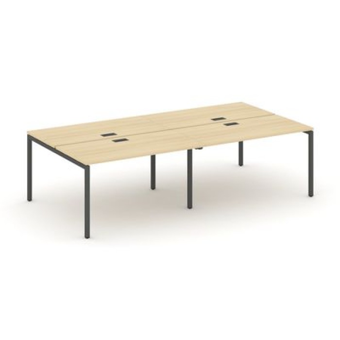 Стайл Проджект SN-4P.DRS-032 (Акация лорка/Антрацит металл) Рабочая станция двухсторонняя