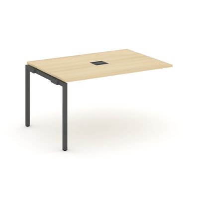 Style Project SN-4P.NSPRG-003 (Акация лорка/Антрацит металл) Проходной наборный элемент переговорного стола