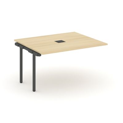 Style Project SN-4P.NSPRG-032 (Акация лорка/Антрацит металл) Проходной наборный элемент переговорного стола