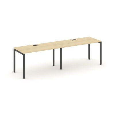 Style Project SN-4P.ORS-001 (Акация лорка/Антрацит металл) Рабочая станция односторонняя