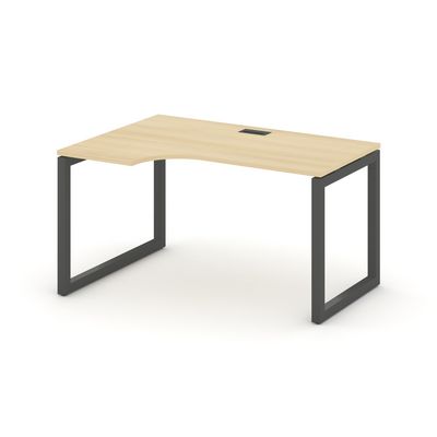 Style Project SN-5O.SPA-001L (Акация лорка/Антрацит металл) Стол рабочий эргономичный