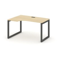 Style Project SN-5O.SPA-002L (Акация лорка/Антрацит металл) Стол рабочий эргономичный