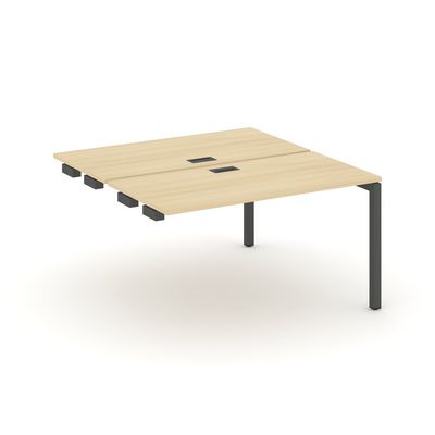 Style Project SN-5P.DPRS-002 (Акация лорка/Антрацит металл) Стол приставка к опорным элементам