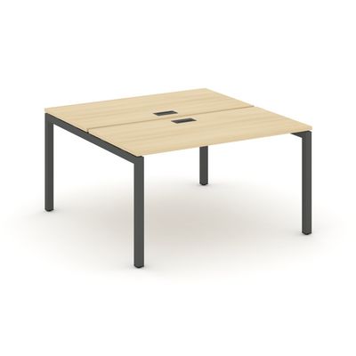 Style Project SN-5P.DRS-021 (Акация лорка/Антрацит металл) Рабочая станция двухсторонняя