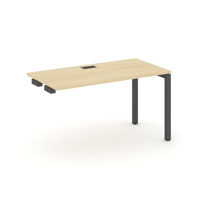 Style Project SN-5P.OPRS-014 (Акация лорка/Антрацит металл) Стол приставка к опорным элементам