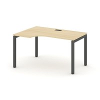 Style Project SN-5P.SPA-001L (Акация лорка/Антрацит металл) Стол рабочий эргономичный