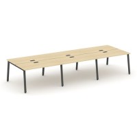 Style Project SN-6A.DRS-084 (Акация лорка/Антрацит металл) Рабочая станция двухсторонняя