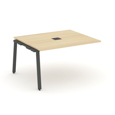 Style Project SN-6A.NSPRG-033 (Акация лорка/Антрацит металл) Проходной наборный элемент переговорного стола