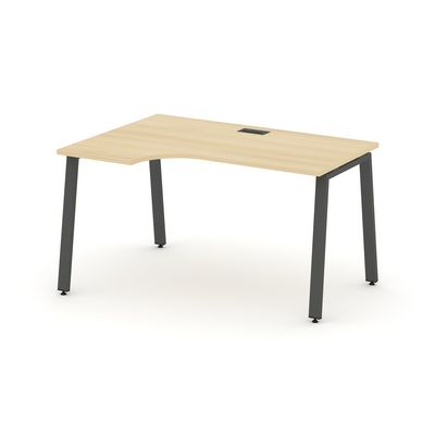 Style Project SN-6A.SPA-001L (Акация лорка/Антрацит металл) Стол рабочий эргономичный