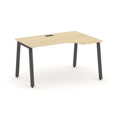 Style Project SN-6A.SPA-012R (Акация лорка/Антрацит металл) Стол рабочий эргономичный