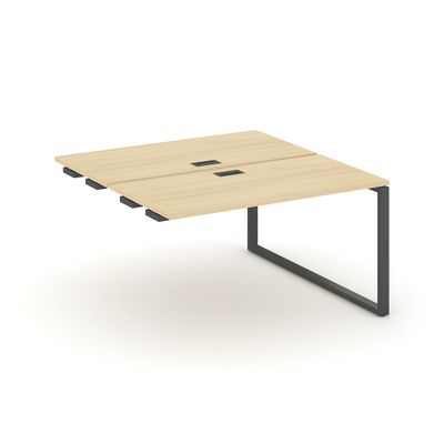 Style Project SN-6O.DPRS-014 (Акация лорка/Антрацит металл) Стол приставка к опорным элементам