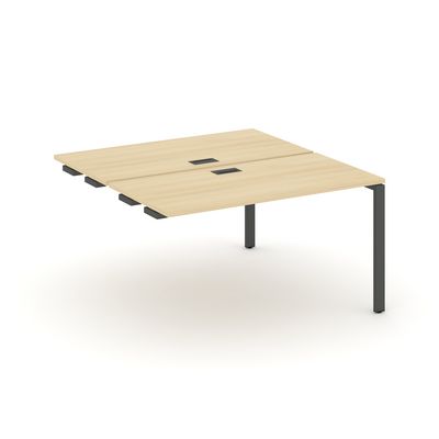 Style Project SN-6P.DPRS-022 (Акация лорка/Антрацит металл) Стол приставка к опорным элементам