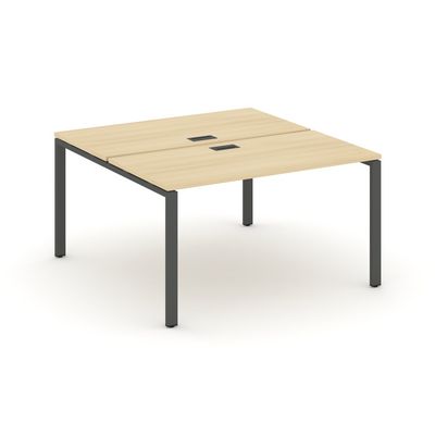 Style Project SN-6P.DRS-001 (Акация лорка/Антрацит металл) Рабочая станция двухсторонняя