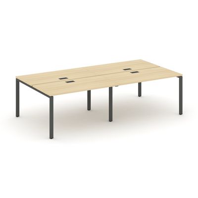 Style Project SN-6P.DRS-053 (Акация лорка/Антрацит металл) Рабочая станция двухсторонняя