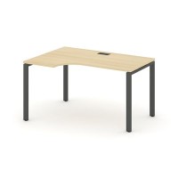 Style Project SN-6P.SPA-001L (Акация лорка/Антрацит металл) Стол рабочий эргономичный