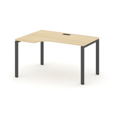 Style Project SN-6P.SPA-002L (Акация лорка/Антрацит металл) Стол рабочий эргономичный