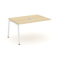 Style Project SN-4A.NSPRG-003 (Акация лорка/Белый металл) Проходной наборный элемент переговорного стола