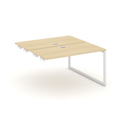 Style Project SN-4O.DPRS-001 (Акация лорка/Белый металл) Стол приставка к опорным элементам