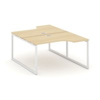 Style Project SN-4O.DRPA-012 (Акация лорка/Белый металл) Рабочая станция эргономичная