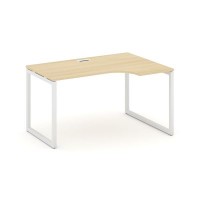 Style Project SN-4O.SPA-012R (Акация лорка/Белый металл) Стол рабочий эргономичный