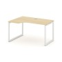 Style Project SN-4O.SPA-022L (Акация лорка/Белый металл) Стол рабочий эргономичный