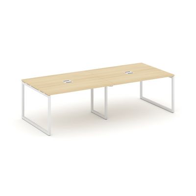 Стайл Проджект SN-4O.SPRG-044 (Акация лорка/Белый металл) Стол переговорный