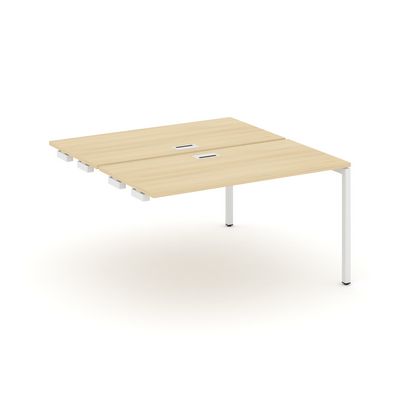 Style Project SN-4P.DPRS-001 (Акация лорка/Белый металл) Стол приставка к опорным элементам