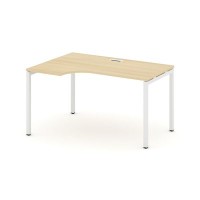 Style Project SN-4P.SPA-012L (Акация лорка/Белый металл) Стол рабочий эргономичный